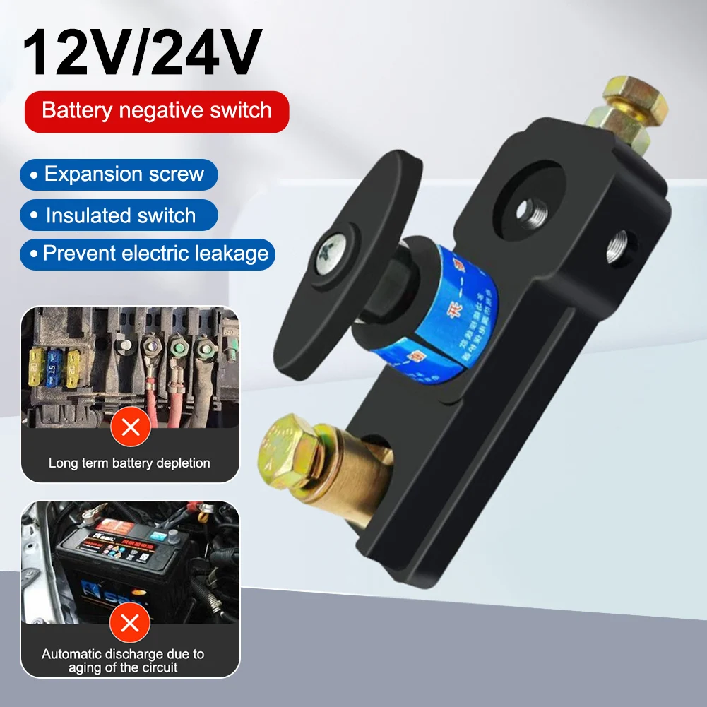 

Universal 12V/24V Car Battery Disconnect Switch Isolator Power Cut Off Kill Switches For RV ATV Boat Car Truck Auto Yacht