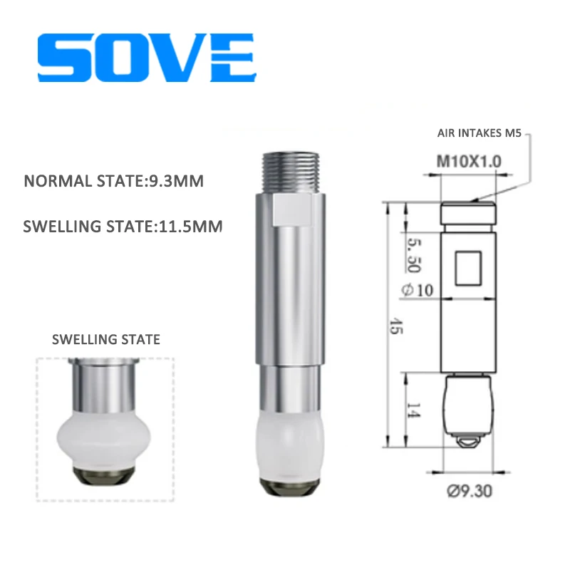 Mini Cylinder Pneumatic Parts Expansion Fixture for Injection Molding Machine Cylindrical Manipulator for Easy Removal