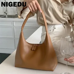 Borse da donna di design di lusso Borsa da donna casual quotidiana in morbida pelle Pu di grande capacità Borse a tracolla da donna semplici alla moda di tendenza