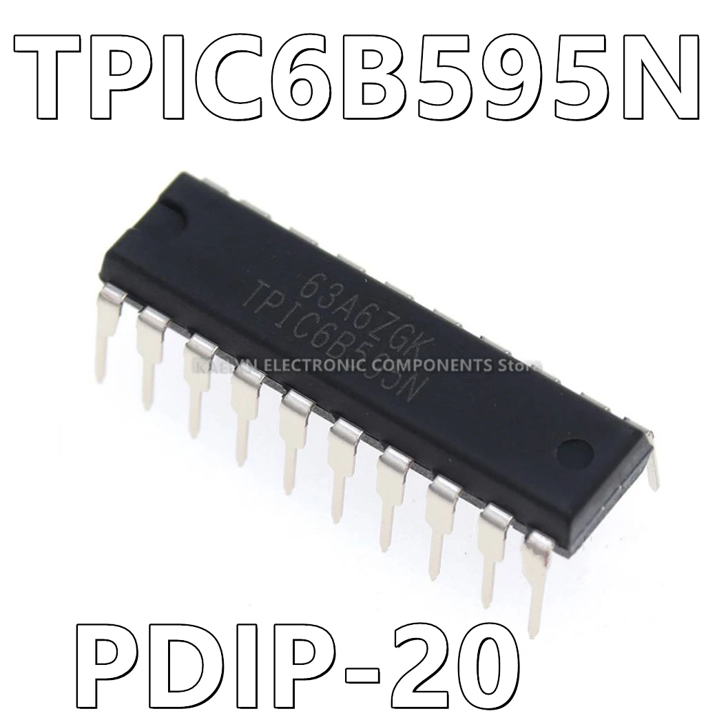 10Pcs/lot TPIC6B595N TPIC6B595 Shift Shift Register 1 Element 8 Bit 20-PDIP