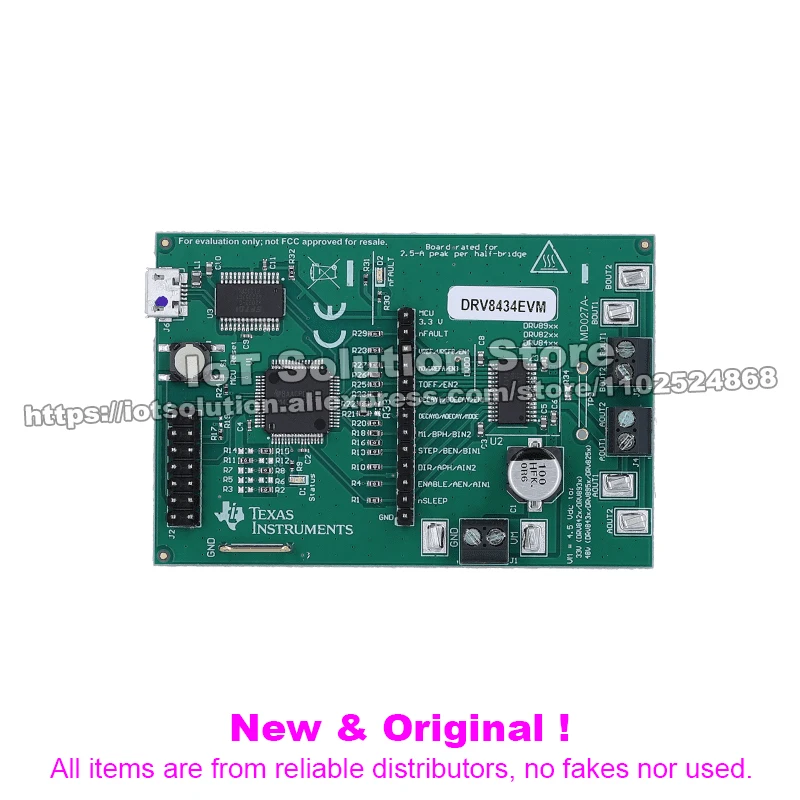 DRV8434EVM DRV8434 STEP/DIR control interface stepper motor driver board