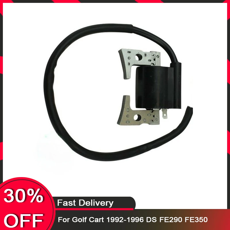 Ignition Coil & Igniter Set for Club Car Golf Cart 1992-1996 DS | Compatible with FE290 FE350 Engines | Replaces OEM 1016492