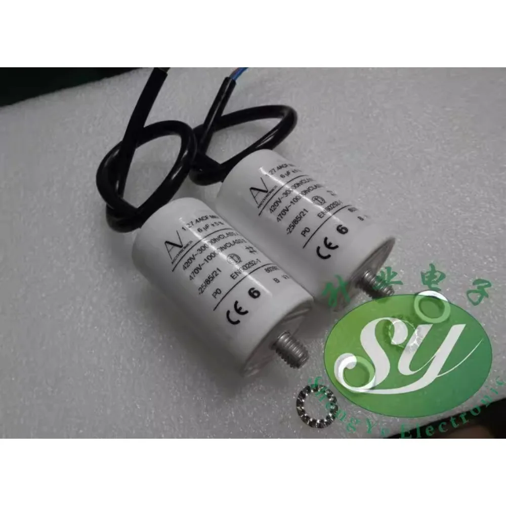 

AV Arcotronics 6.0uF/420VAC-470VAC 1.27.4ACF New Starting Capacitor (diameter 35mm)