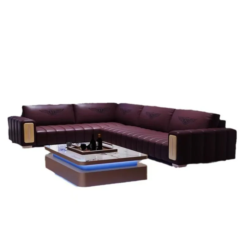Customized KTV Booth Sofa & Coffee Table Set, U & L Shaped Corner Seating for Bar, Lounge & Private Club