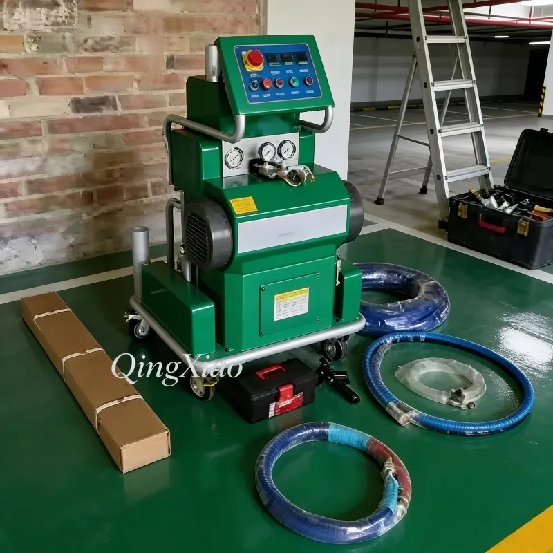 FOB Zero Pressure Drop Polyurea Spraying Machine For Long Hoses Robust Polyurethane Insulation System For High Buildings