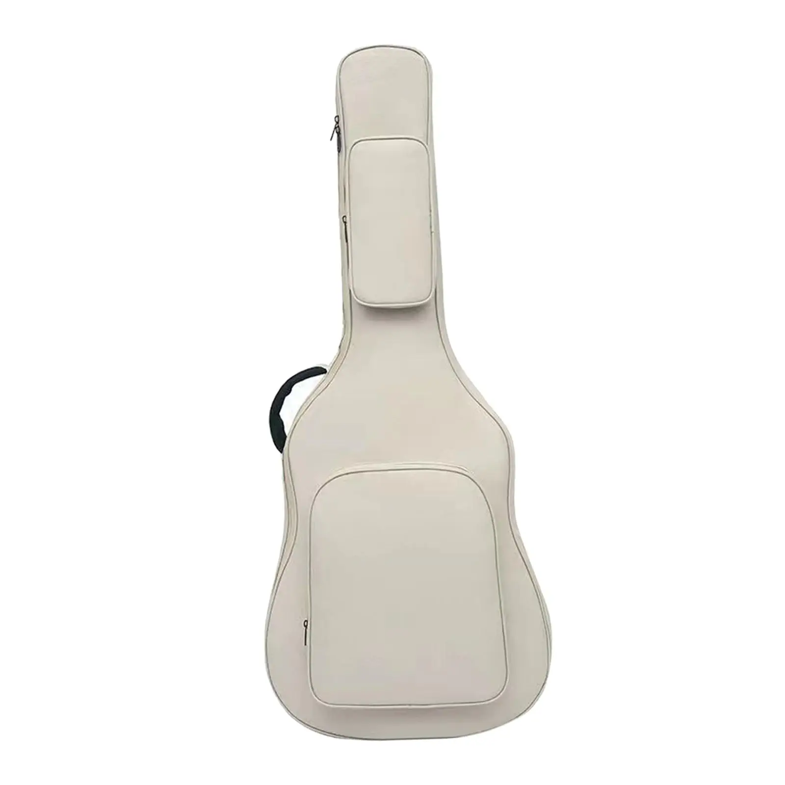 Bolsa de guitarra acústica con bolsillos, correa de hombro ajustable para bajo, 41 pulgadas