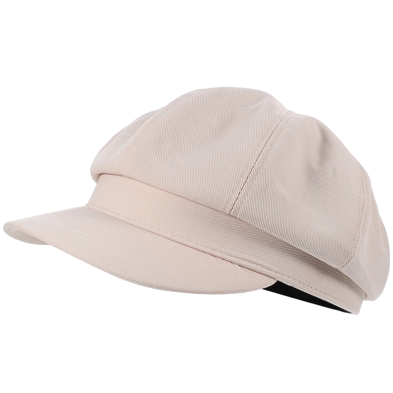 

Retro Beret Hats for Women Casual Octagon Hat Fashion Black Cap Decorative Party Accessories Pure Color