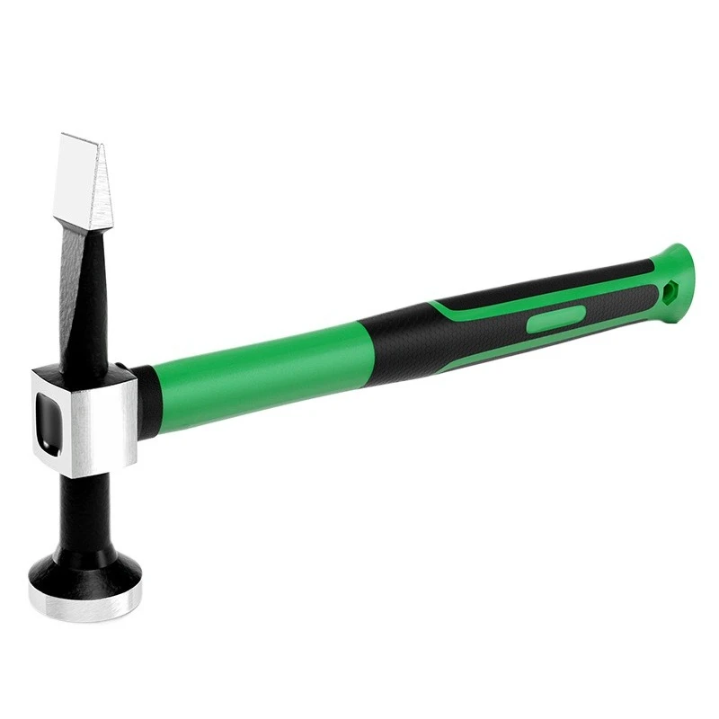 For Multifunctional Auto Repair Sheet Metal Professional Exploration Hammer Repair Flat Pointed Hammer