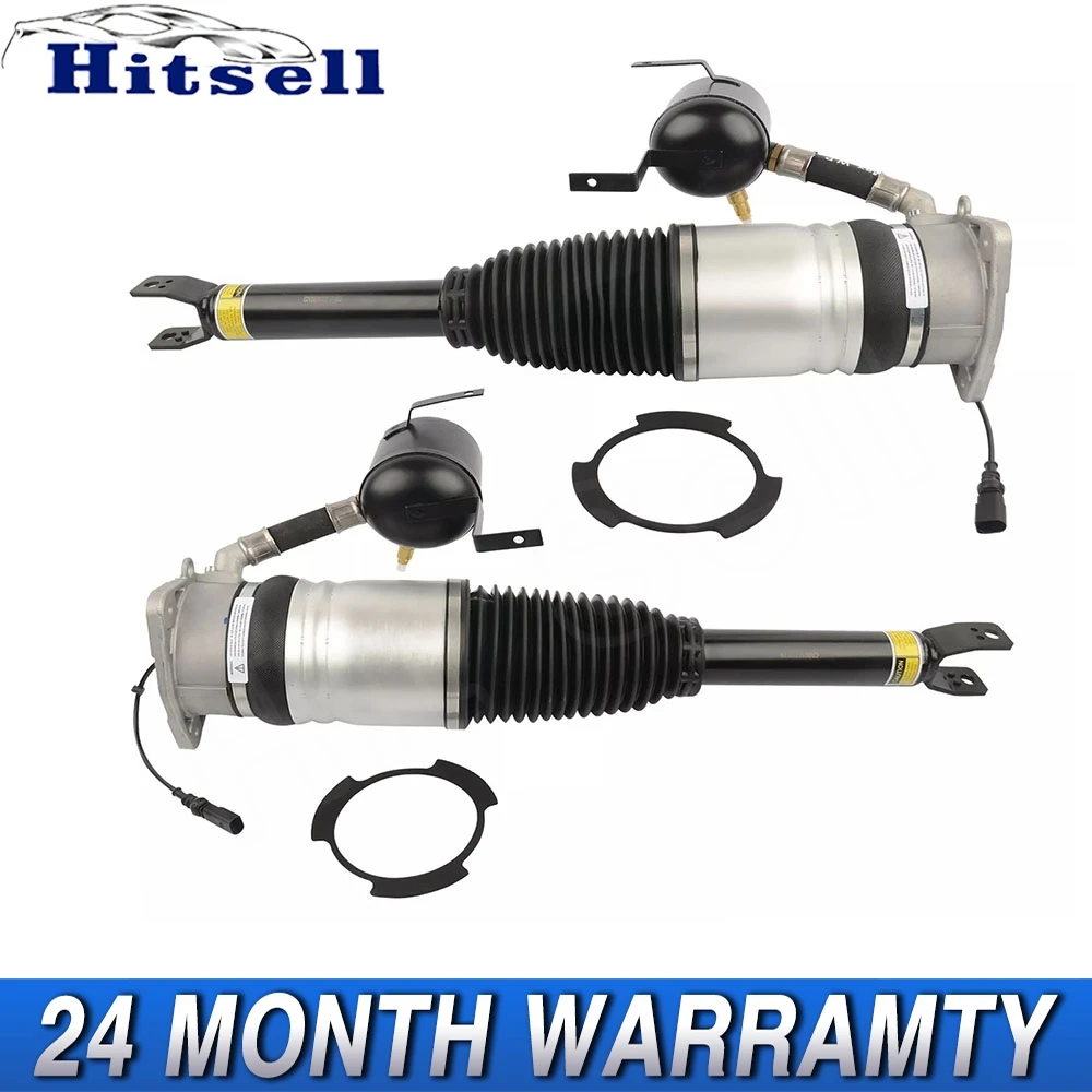 2 x Rear Air Suspension Spring Struts For Audi A8 S8 D3 Quattro 2002-2010 4E0616001N 4E0616002N