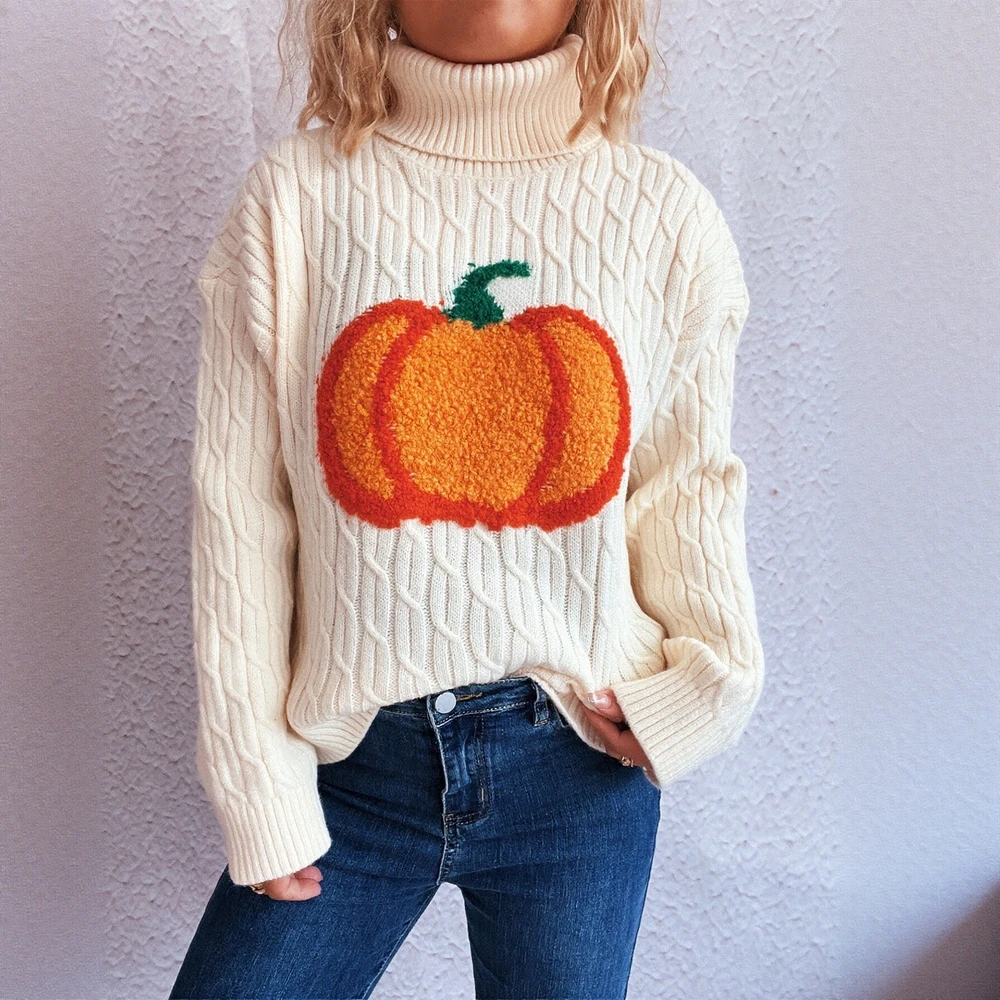 

Long Sleeve Round Neck Sweater Autumn Winter Clothes Straight Tube Commute Fashion Women's Top Classy Elegant Style