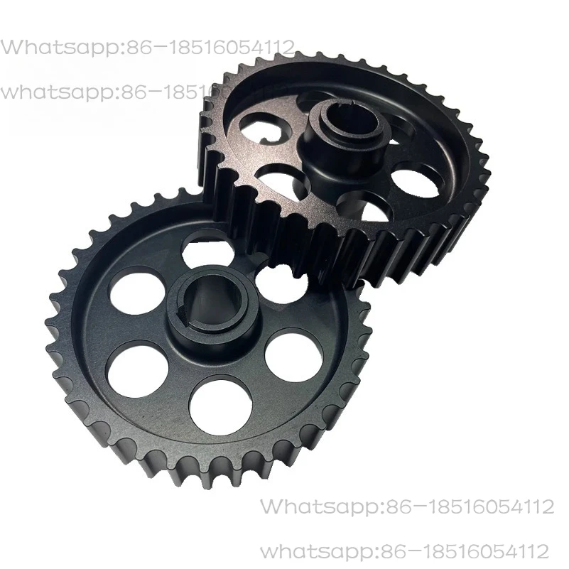 

6061-T6 Aluminum Numerical Control Machining Parts Black Anodized Aluminum Gear