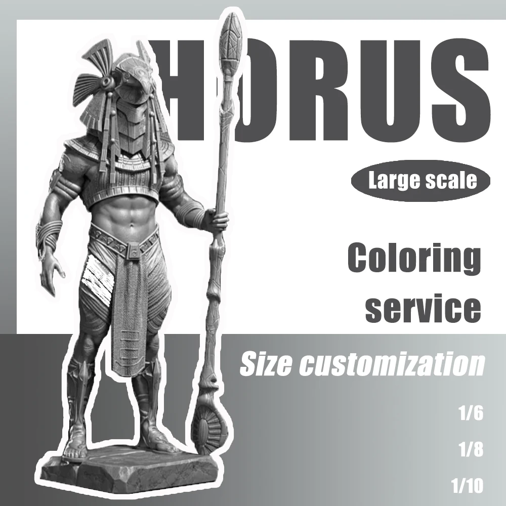 

1:8 Egyptian Falcon Deity Resin Model Kit - Unpainted Ancient Mythology Figure for DIY Craft (A737)