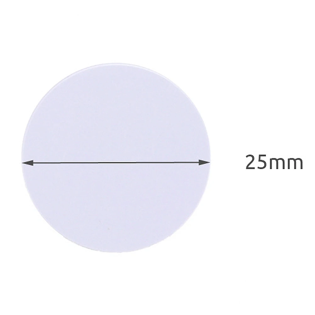 10Pcs Ntag215 NFC Stickers 25Mm Blank Circular Tag for Inductive Door Lock Warehouse Management Logistics Animal Identification