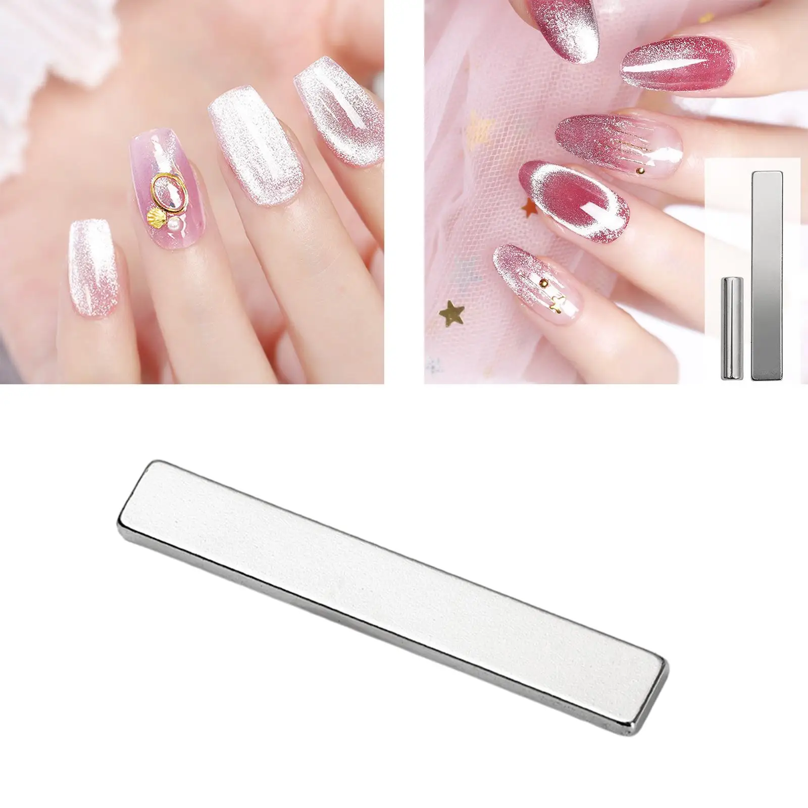 6xMagnet Stick 3D Cat Eye Nail Polish Nail Art Magnetic for Studio cuboid