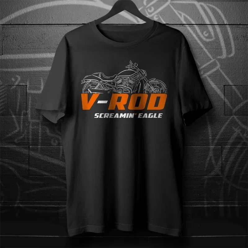 

2025 Man T Shirt Casual Harleys VRSCSE Screamin' Eagle V-Rod 2005 T-shirt Motorcycle Davidsons Graphic Summer Short Sleeves