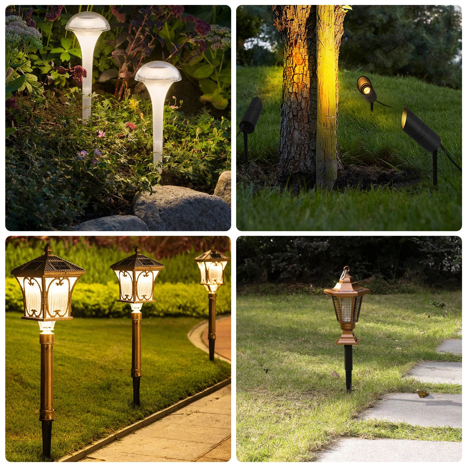 

20pcs Durable Led Light Ground Spikes Lawn Lamp Accessories For Outdoor Garden Decoration Plastic Replacement Tool For Landscape