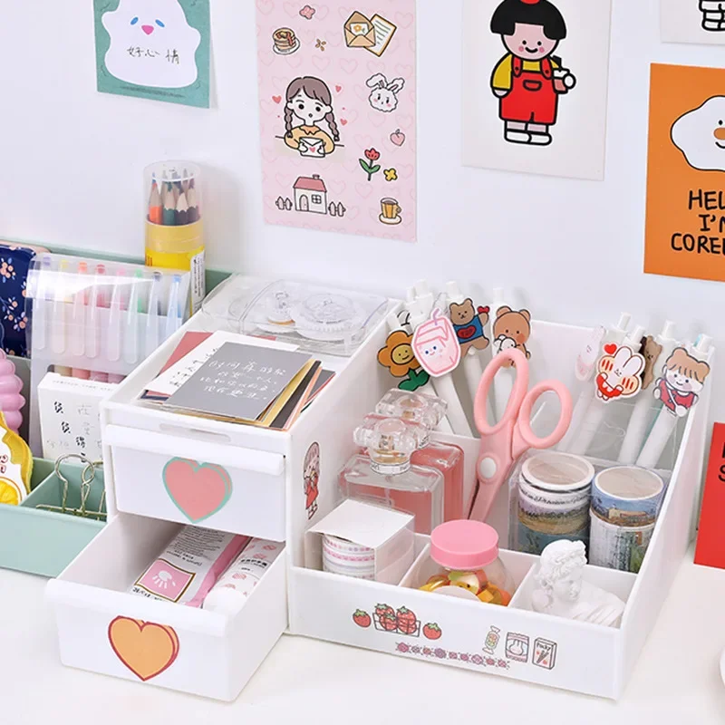 

Mini Plastic Storage Container for Desktop, Jewelry, Cosmetic Makeup, and Sundries, Drawer Organizer
