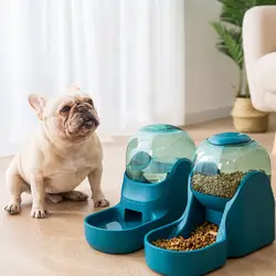 Forniture per animali domestici 3.8L grande capacità Pet Dog Cat alimentatore automatico ciotola staccabile distributore d'acqua dispositivo di alimentazione per alimenti per cani e gatti