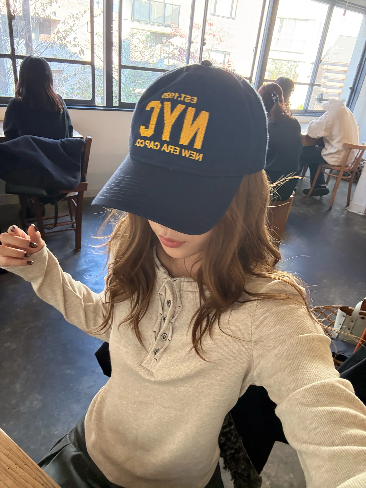 

Вязаный пуловер LelyMooch из смесовой шерсти с круглым вырезом, в стиле колор-блок, с длинными рукавами, средней длины, из смесового полиэстера