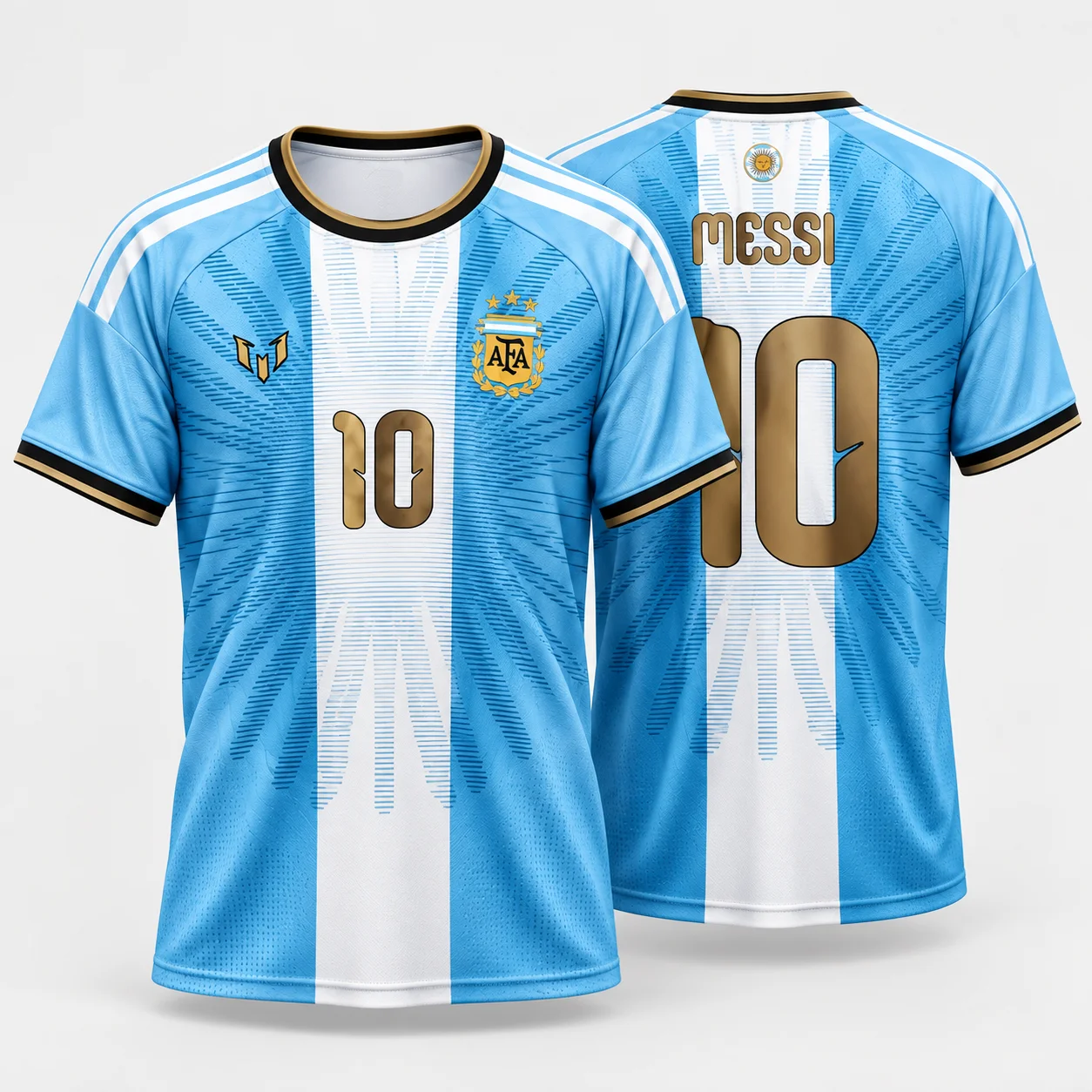 Messi Argentina Farewell Match Commemorate Football Jersey for Fan 3D Print Unisex Sport Breathable Mesh Quick Drying Jersey