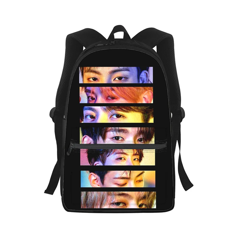 

GOT7 KPOP Men Women Backpack 3D Print Fashion Student School Bag Laptop Backpack Kids Travel Shoulder Bag