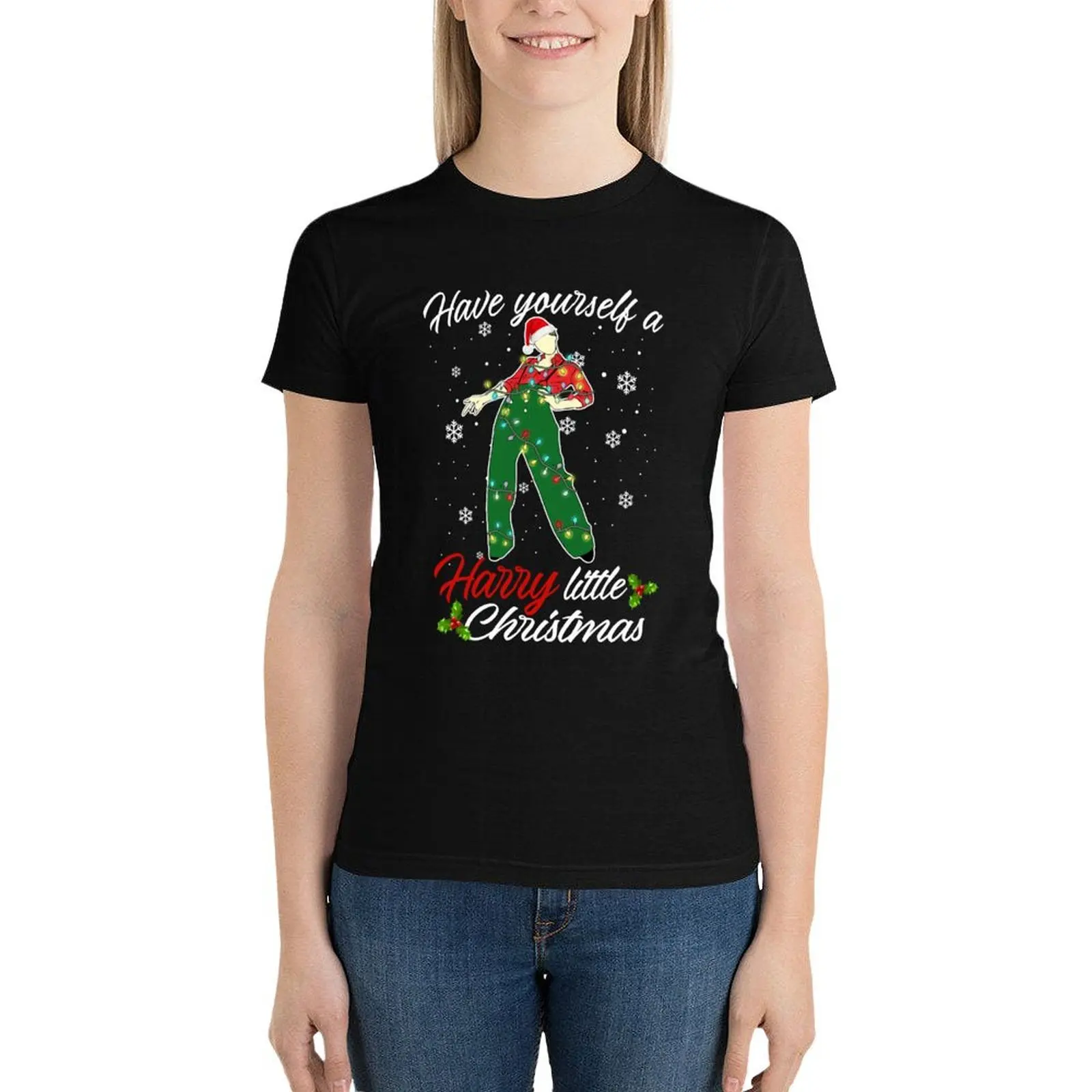 Have Yourself A Harry Little Christmas camiseta Unisex, divertida camiseta de aduanas para mujer