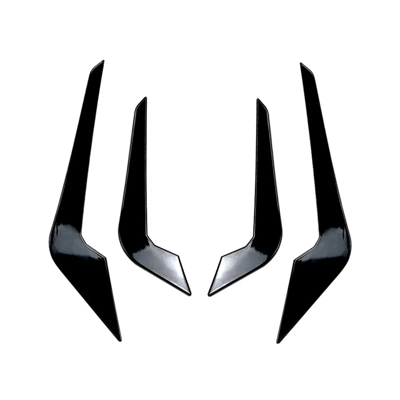 

Front Bumper Wind Knife Splitter Spoiler Canard Trim For BMW M2 F87 2016-2021 Car Accessory Parts Black