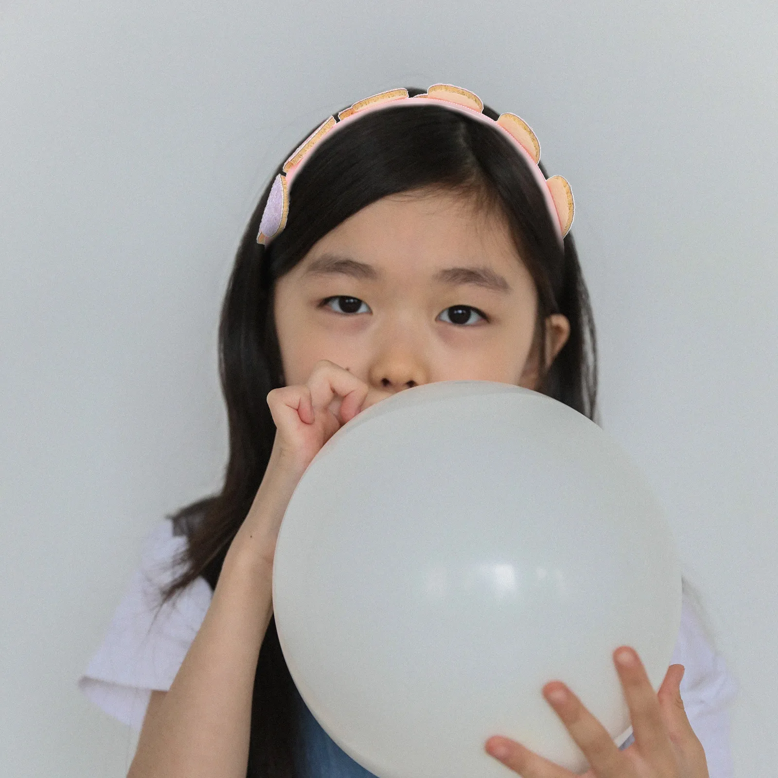 

10Pcs Kids Heart Shape Headband with Sparkle Detail Fashion Lovely Hair Accessory for Birthday Valentine Day Photo Props Child