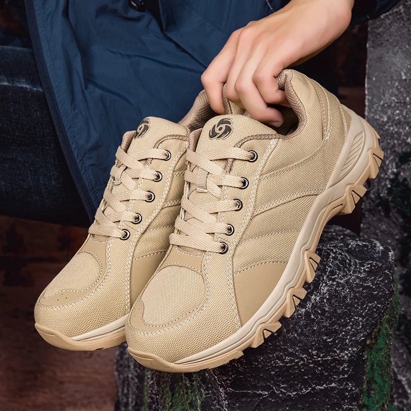 Men's Outdoor Casual Shoes Comfortable Breathable Versatile Men's Shoes Hiking Shoes Men's Canvas Camouflage Shoes