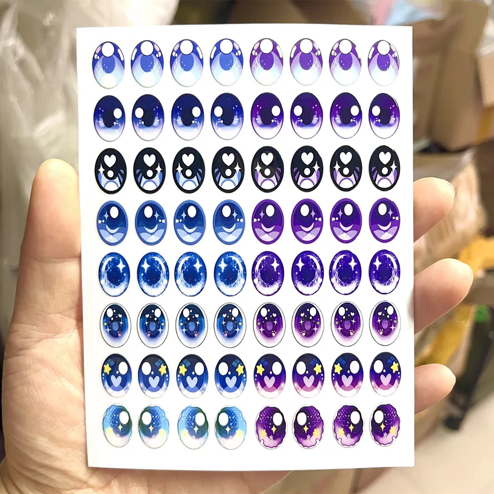 17 سنتيمتر Labubu V1 V3 ملصقات ماكياج العين الرائعة إكسسوارات دمي #5