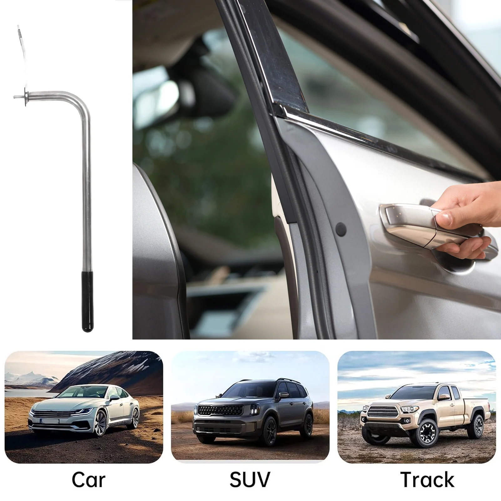 Car Door Hinge Alignment Tool Metal Comfortable Grip Fit Efficient Car Door Alignment Tool for Most Cars Light Trucks