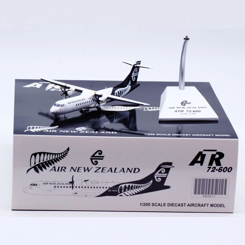 XX20072 Avión coleccionable de aleación de regalo JC Wings 1:200 Air Nueva Zelanda "StarAlliance" ATR72-600 modelo de avión fundido a presión ZK-MVX