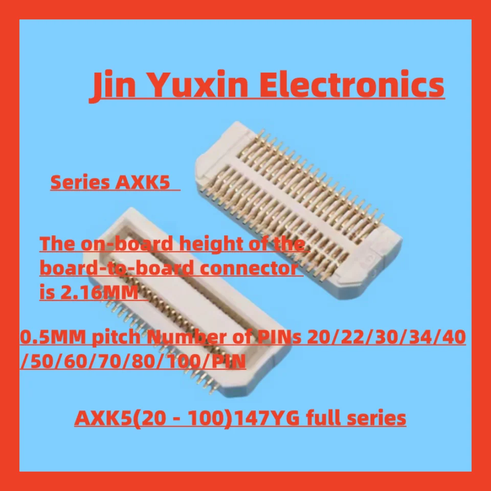 5 Pieces/original Original Board-to-board Btb Connector Female Socket 0.5mm Pitch AXK520147YG AXK522147YG AXK530147YG AXK540147YG AXK550147YG
