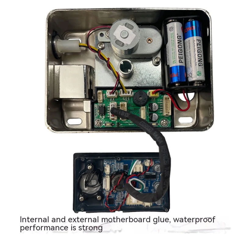 Cerradura electrónica para puerta de hierro al aire libre, dispositivo de cierre inteligente con WiFi, control remoto, contraseña, huella dactilar,