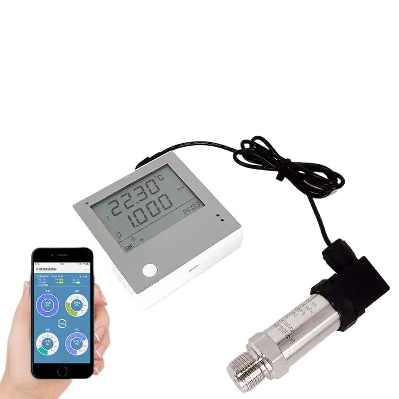 Remote Pressure Sensor  Gauge Air Water  Detection Switch Control Alarm Accessory For Industrial Liquid Gas  Monitoring System