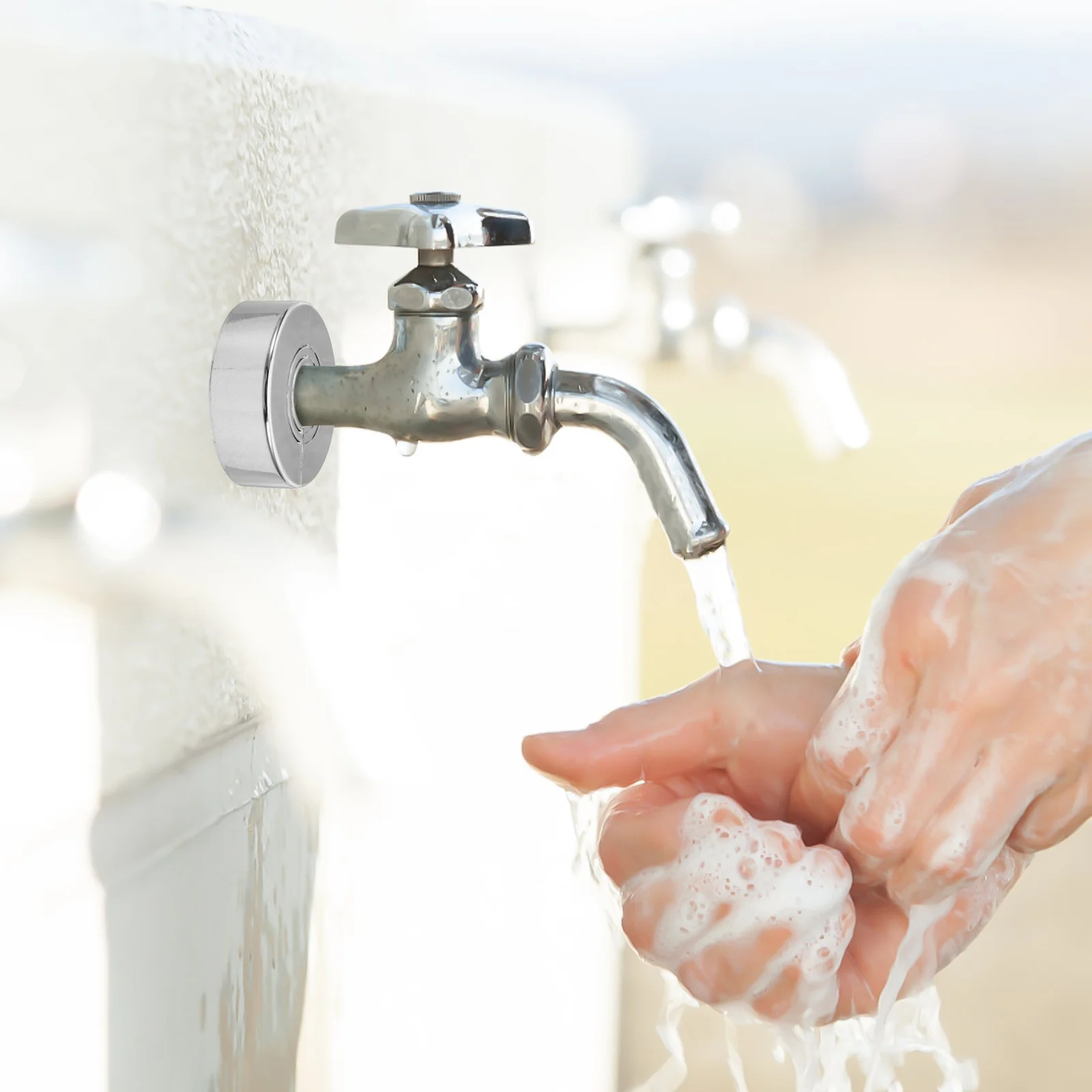 4 قطعة ABS الحمام المطبخ صنبور ثقب غطاء سهلة التركيب Nondisassembly الزخرفية شفة لوحة بالوعة دش التبعي