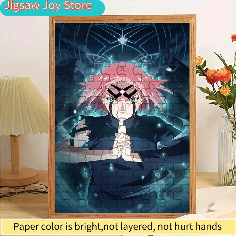 

Пазл из бумаги с изображением Сакуры Харуно из аниме «Наруто», премиум-качество, яркий принт высокой четкости, гладкая, без дефектов конструкция, с возможностью соединения элементов.