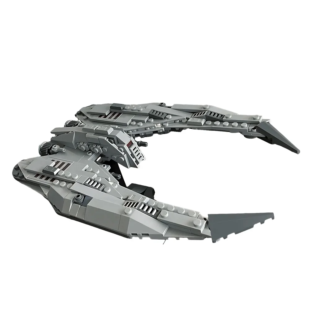 MOC Battlestar Galactica Cylon Raider 2004 Bricks Model Galactica Cylon Raider 2004 Spaceship Building Blocks Assembly Toys Gift