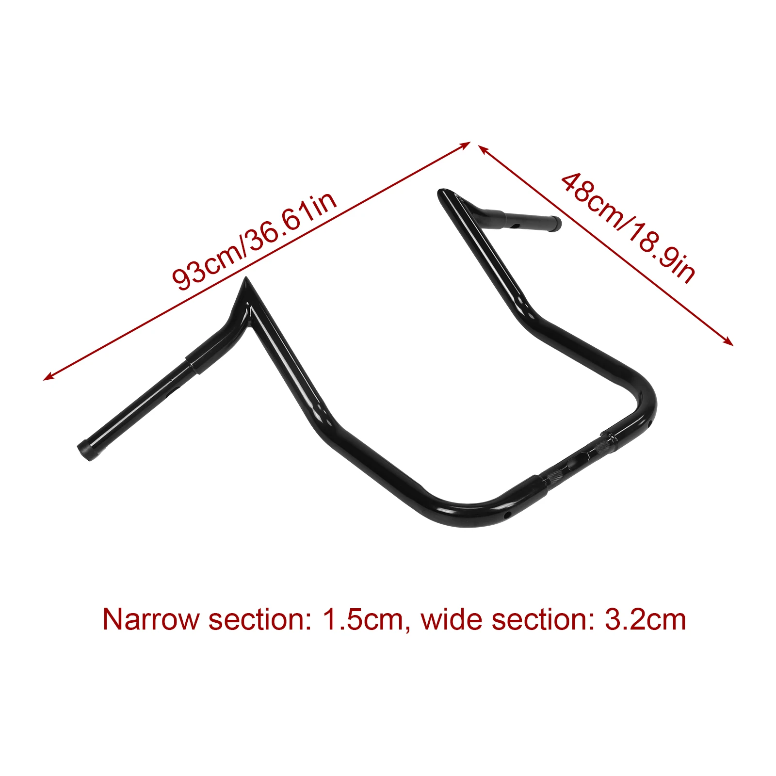 Barras de suspensión Meathook Ape de 16 pulgadas, percha Meathook Compatible con Harley