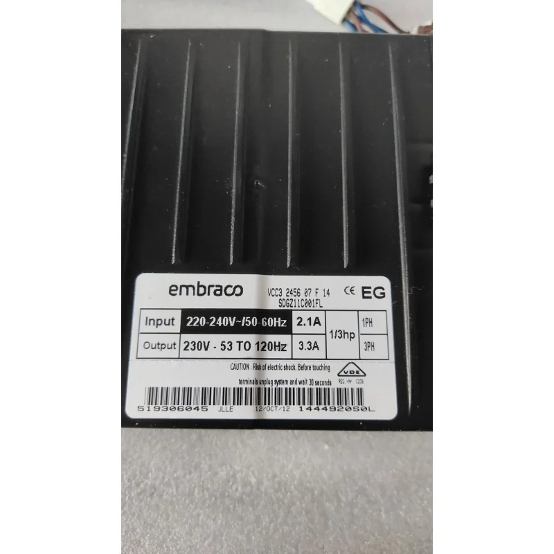

Подходит для привода инвертора холодильника Siemens Bosch, стартерная плата VCC3 2456 07 F14