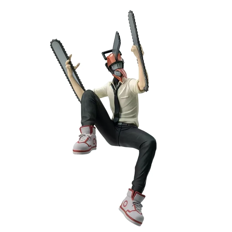 정품 세가 체인소맨 덴지 PVC 애니메이션 피규어 모델 데스크탑 장식품 장난감 선물 수집가 피규어 장난감 새 상품 미개봉