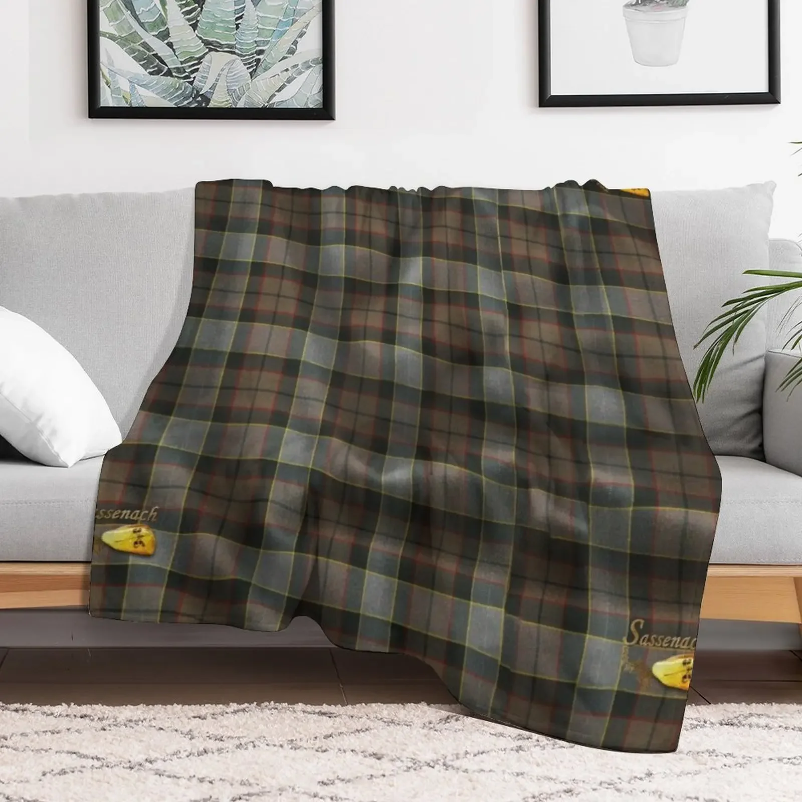 Sassenach, Outlander Throw Blanket For Decorative Sofa Sofa Blankets