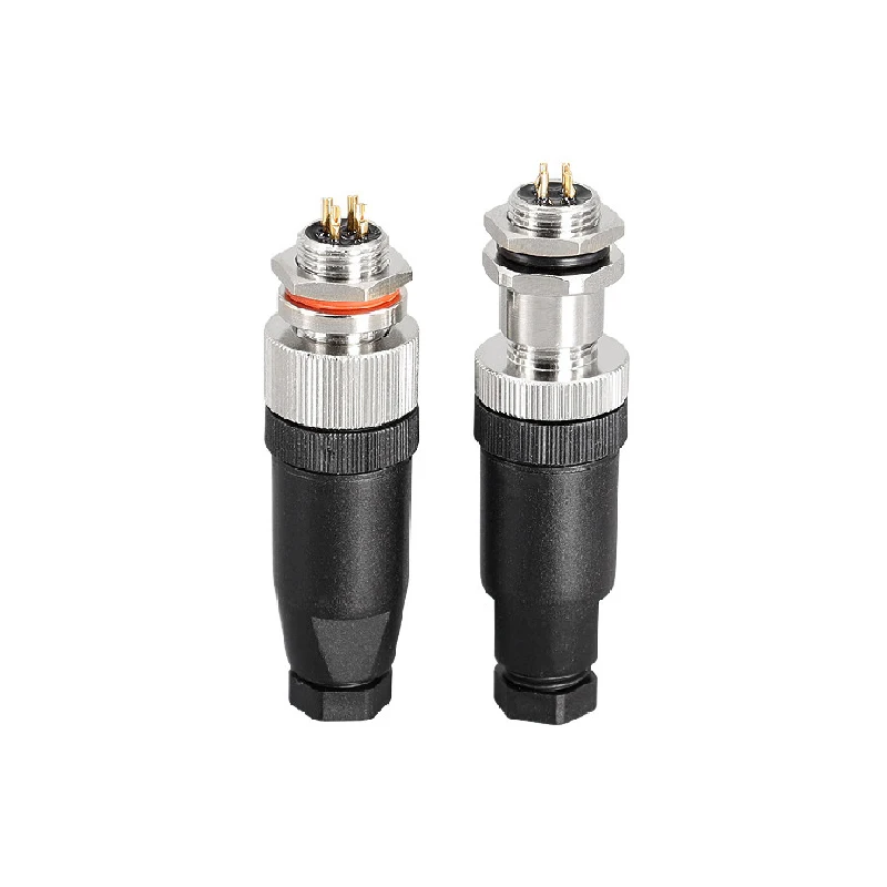 5/20 Sets M8 Series IP67 Waterproof Sensor Connectors 3/4/5/6/8 PIN Straight/curved/flange Male&Female Aviation Plug And Socket