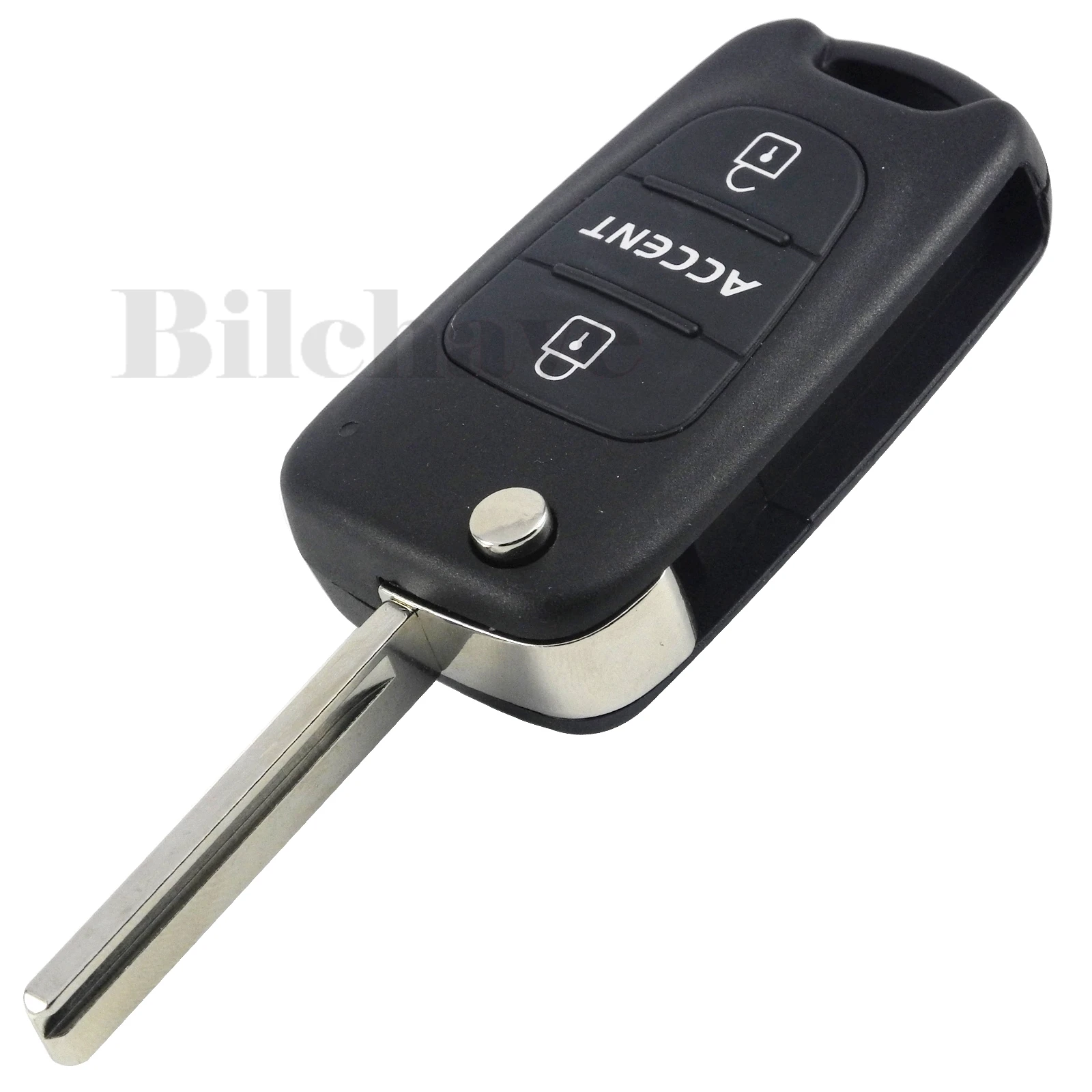 jingyuqin Flip Folding Remote Key Shell 3 Buttons Fob For Hyundai Accent Keyless Entry Cover Car Alarm Housing HY18 TOY40 Blade