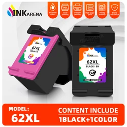 Inkarena Ink Cartridge Replacement For HP 62XL 62 XL For HP62 Envy 5640 OfficeJet 200 5540 5740 5542 7640 Printers