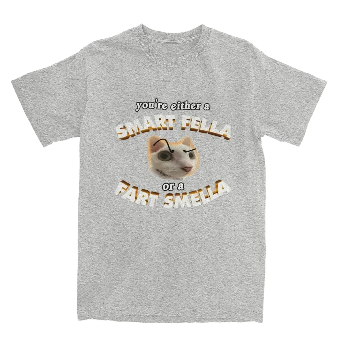 Funny Women T Shirts You're A Smart Fella or A Fart Smella Printed Short Sleeve Women T-shirt Summer Casual Clothing