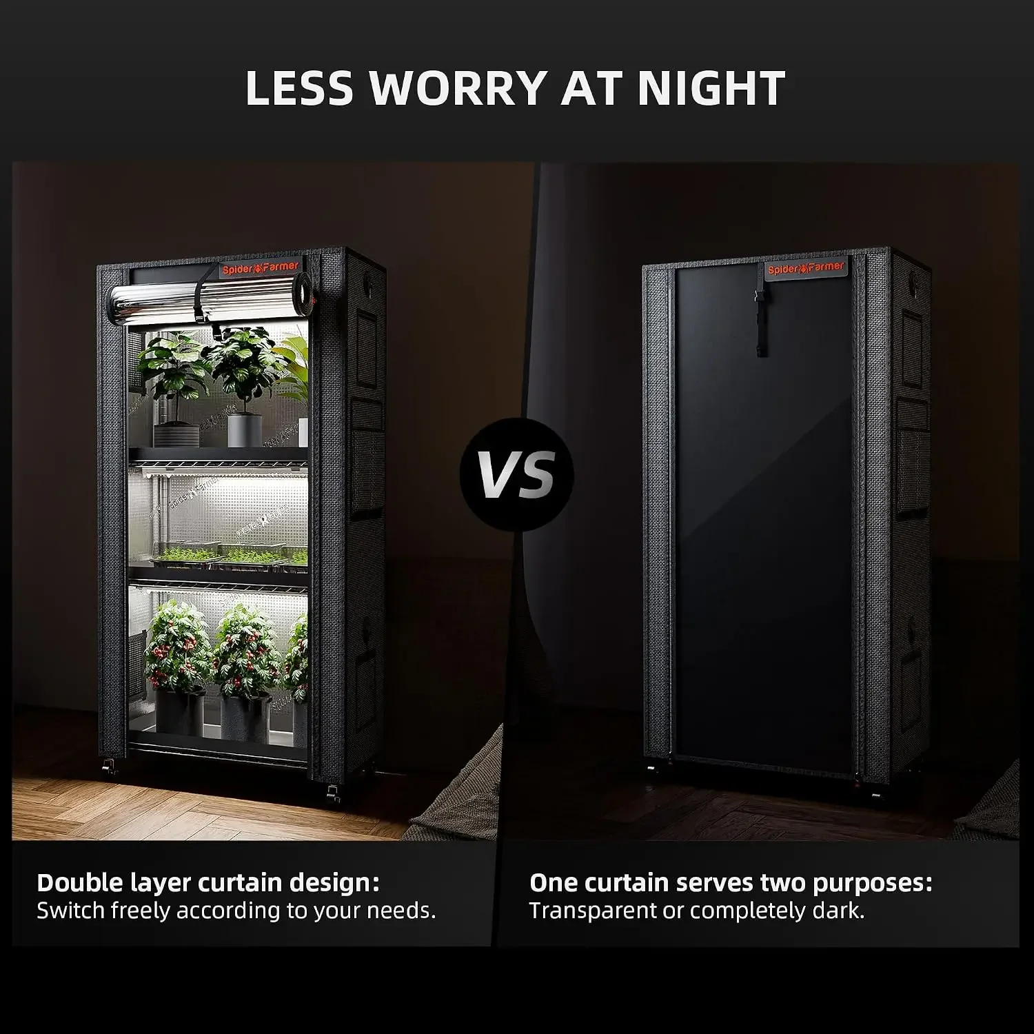 USA Stock4 Tier Plant Stand with Grow Lights Indoor Greenhouse Shelf | 120W Full Spectrum LED Grow Lights, Grow Tent Cover with
