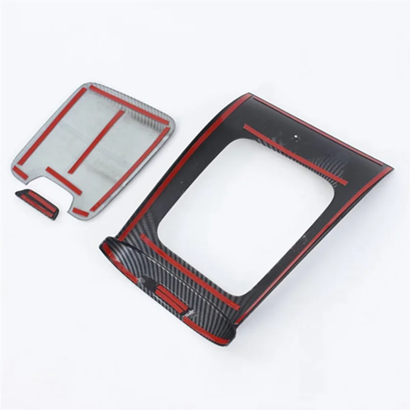 لوحة ناقل الحركة للسيارة غطاء كوب الماء المركزي لسيارة Mercedes Benz GLC Class X254 GLC260 GLC300 2023 لوازم السيارات (الكربون) #5