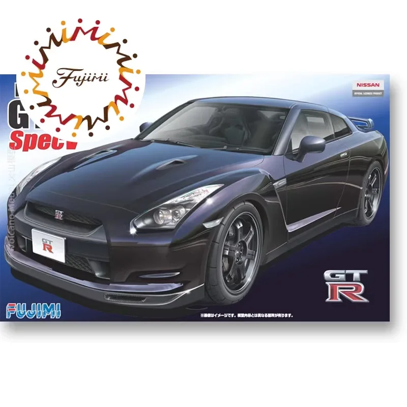 Fujimi 03798 Plastic Car Model 1/24 Scale for NISSAN GT-R(R35) Spec-V Assembly Model Building Kit for Model Hobby Collection DIY