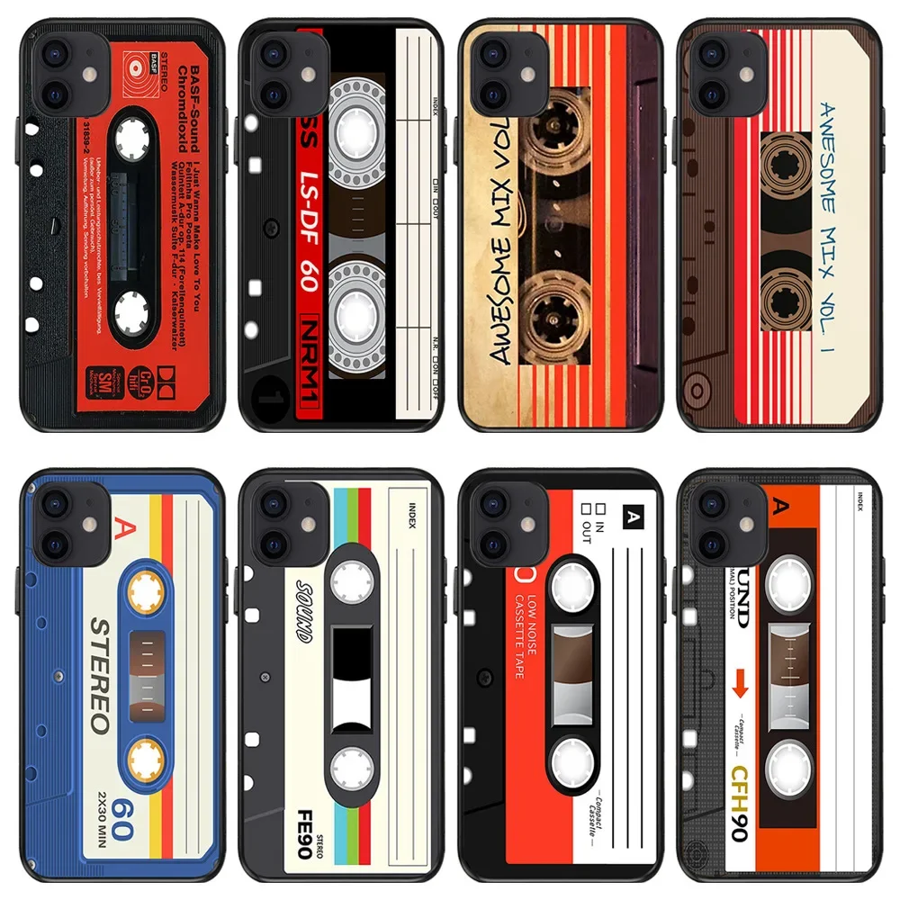 Suitable for iPhone15 Creative Vintage Recorder Disassembly Tape Phone Case CD Personalized Camera Phone Case